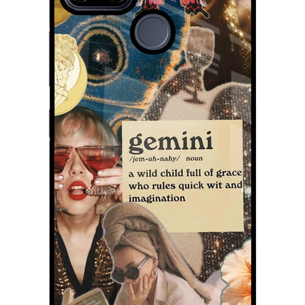 Gemini Zodiac Realme C25/C25s Glass Case