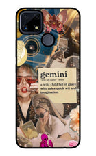 Gemini Zodiac Realme C25/C25s Glass Case