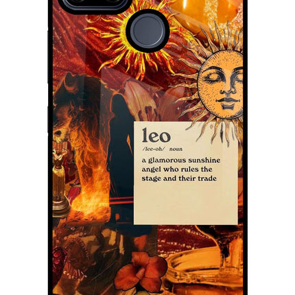 Leo Zodiac Realme C25/C25s Glass Case