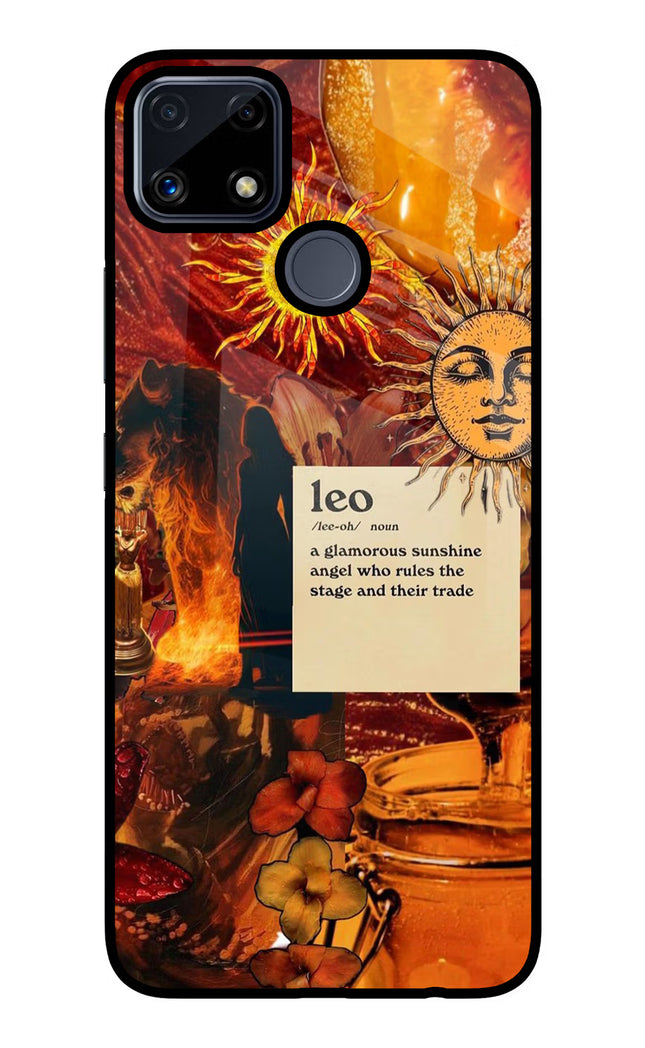 Leo Zodiac Realme C25/C25s Glass Case