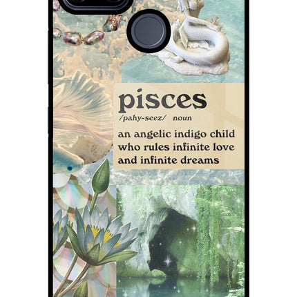 Pisces Zodiac Realme C25/C25s Glass Case