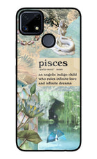Pisces Zodiac Realme C25/C25s Glass Case