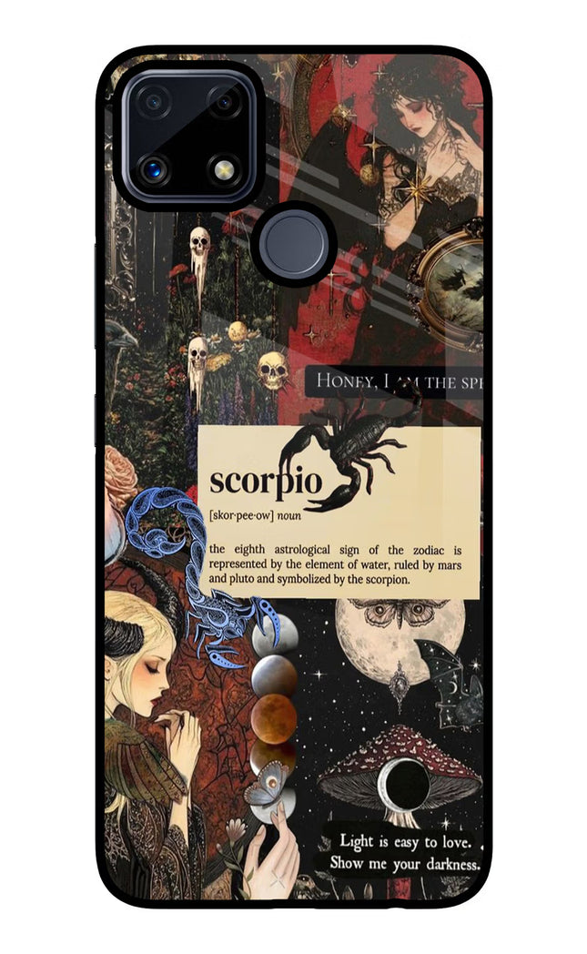 Scorpio Zodiac Realme C25/C25s Glass Case
