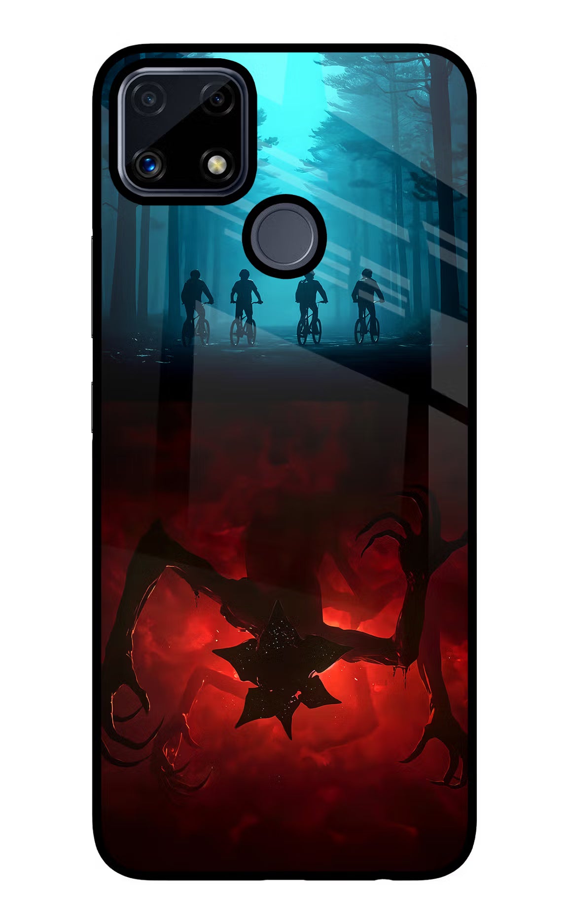 Ordinary Things Downside Up Realme C25/C25s Glass Case Back Cover by Casekaro