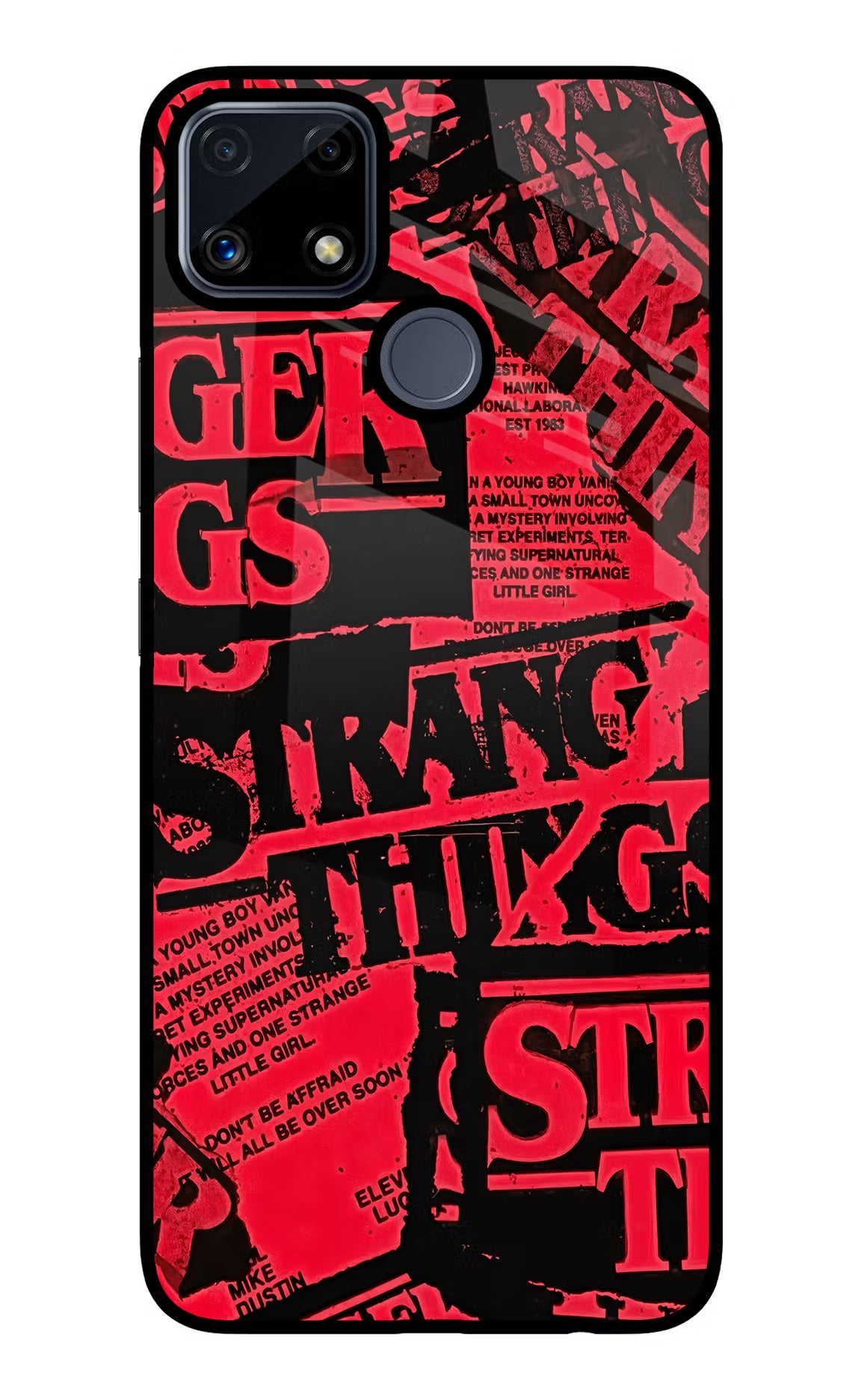 Ordinary Things Realme C25/C25s Glass Case Back Cover by Casekaro