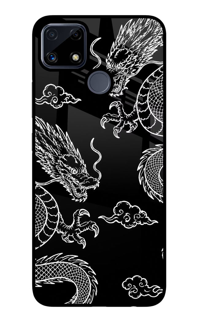 Twin Dragons Realme C25/C25s Glass Case