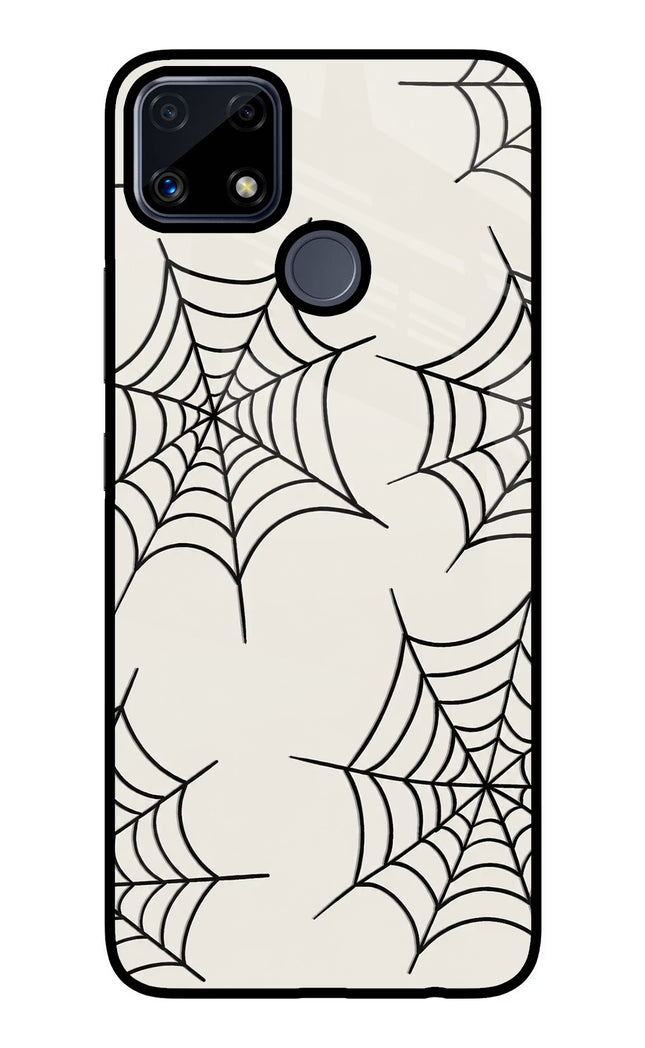 Spider Web Realme C25/C25s Glass Case