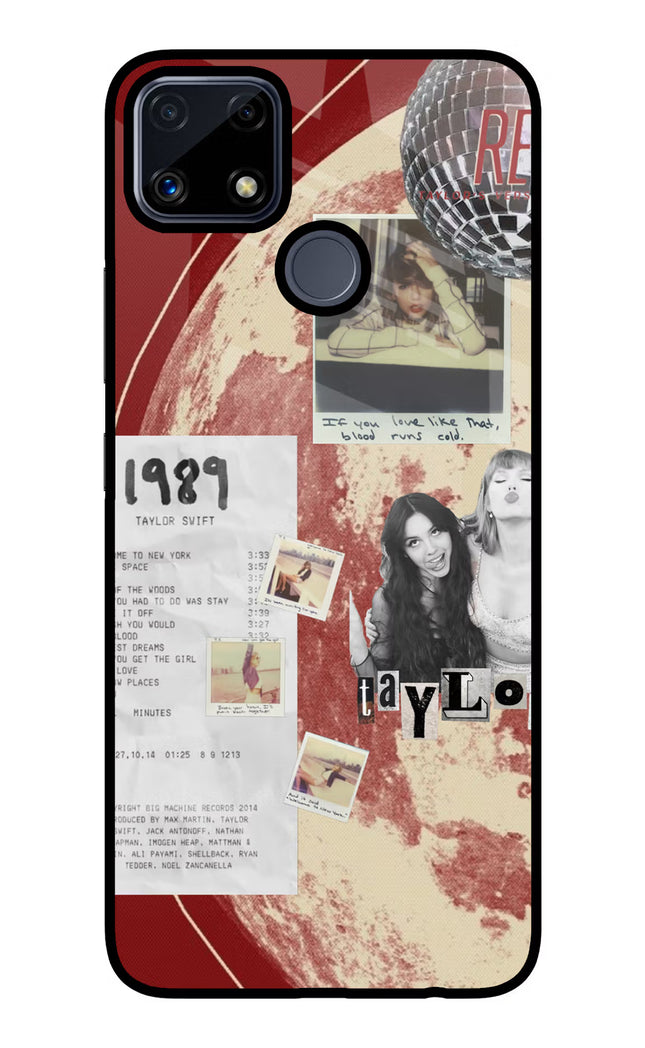 Taylor Swift Realme C25/C25s Glass Case