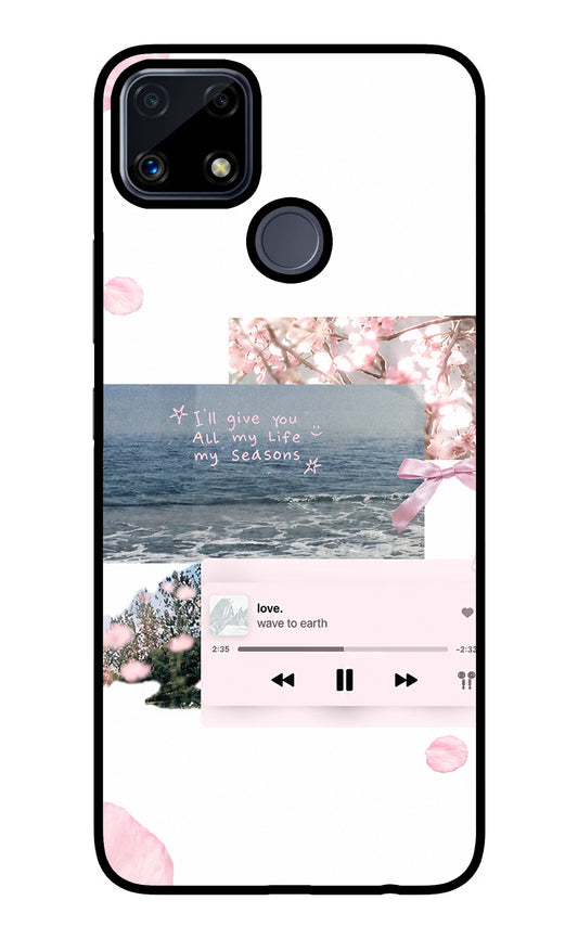 Wave to earth Realme C25/C25s Glass Case