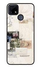Soft Aesthetic Realme C25/C25s Glass Case