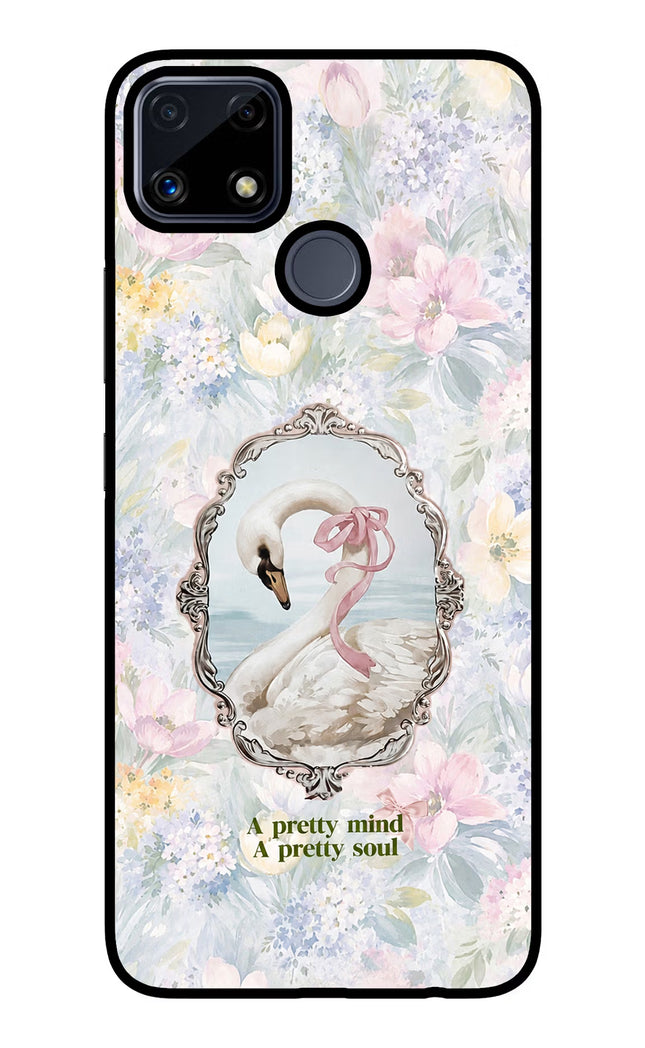 Pretty Mind Pretty Soul Realme C25/C25s Glass Case