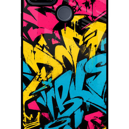 Graffiti Vibe Realme C25/C25s Glass Case