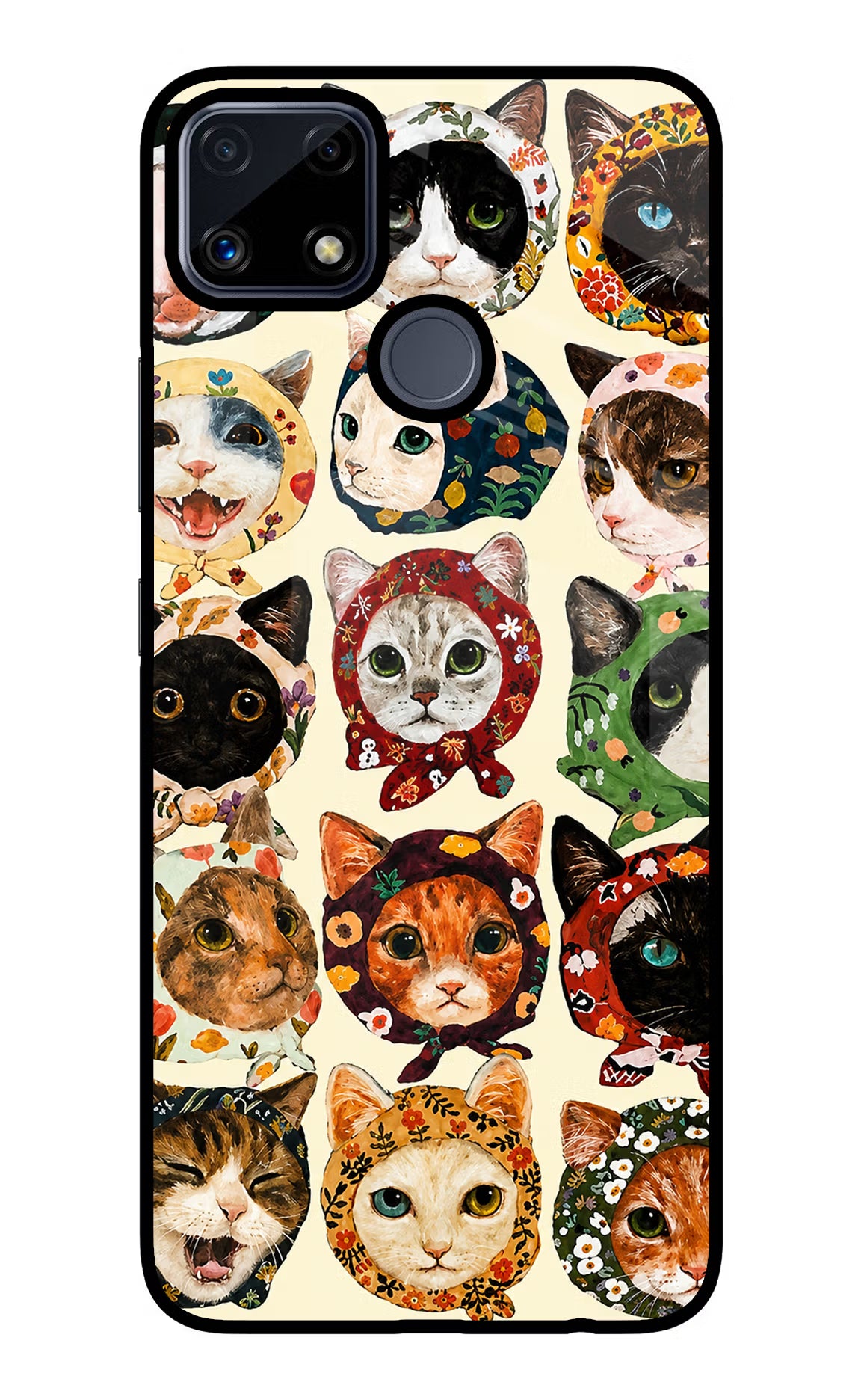 Cool Cat Realme C25/C25s Glass Case