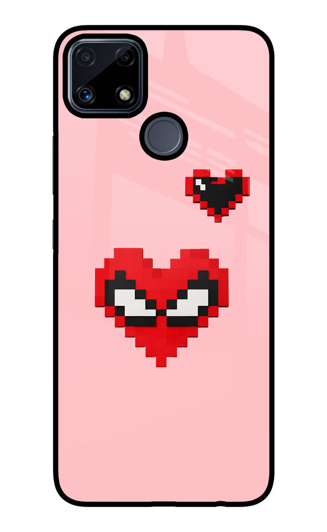 Gwen Heart Realme C25/C25s Glass Case
