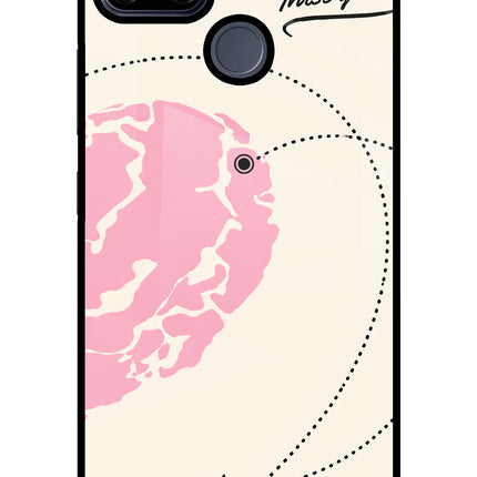 Miss Orbit Realme C25/C25s Glass Case Back Cover by Casekaro