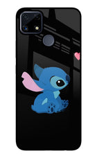 Stitch Crush Realme C25/C25s Glass Case