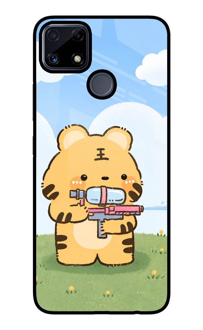 Tiger Treat Realme C25/C25s Glass Case