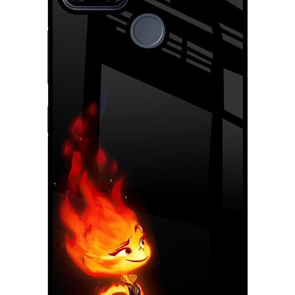 Ember Flame Realme C25/C25s Glass Case