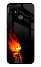 Ember Flame Realme C25/C25s Glass Case