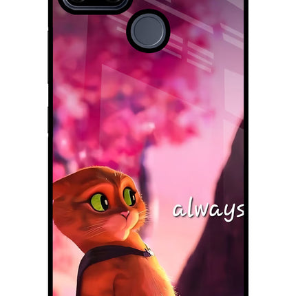 Always Cat Realme C25/C25s Glass Case