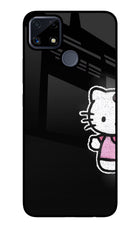 Kitty Charm Realme C25/C25s Glass Case