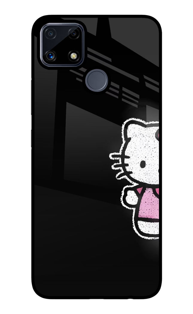 Kitty Charm Realme C25/C25s Glass Case
