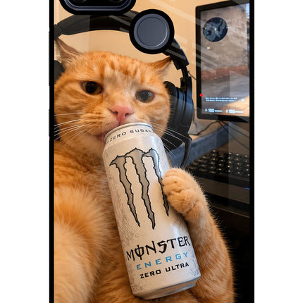 Gamer Cat Energy Realme C25/C25s Glass Case