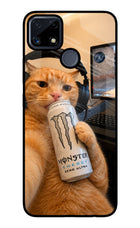 Gamer Cat Energy Realme C25/C25s Glass Case
