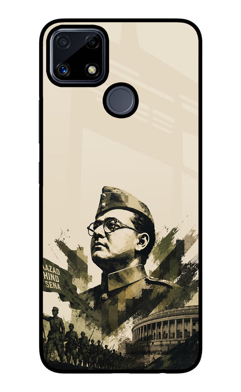 Netaji Rising Realme C25/C25s Glass Case