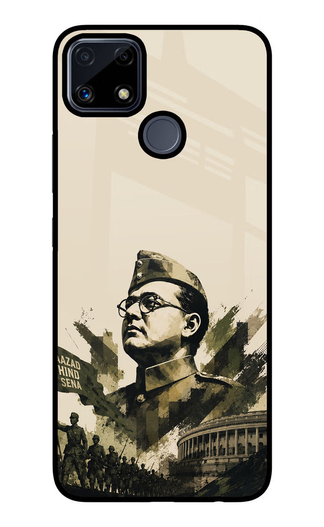 Netaji Rising Realme C25/C25s Glass Case