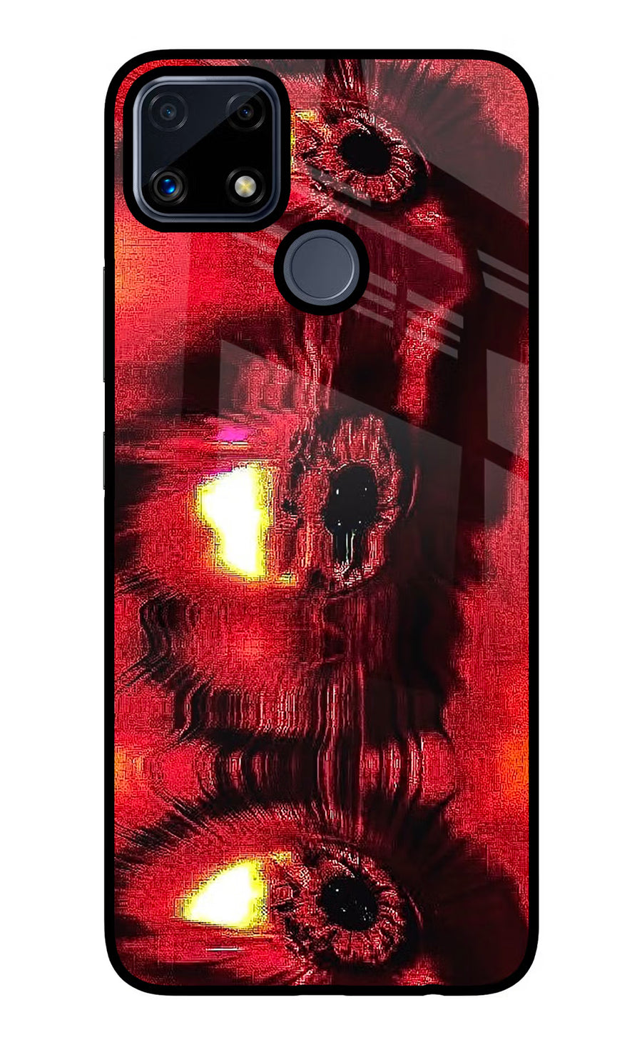 Fire Eye Realme C25/C25s Back Cover, Glass case