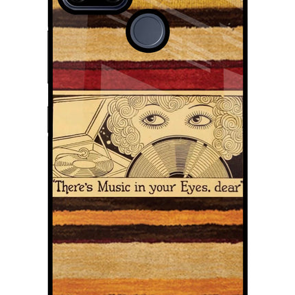 Vinyl Stripes Realme C25/C25s Glass Case Back Cover by Casekaro