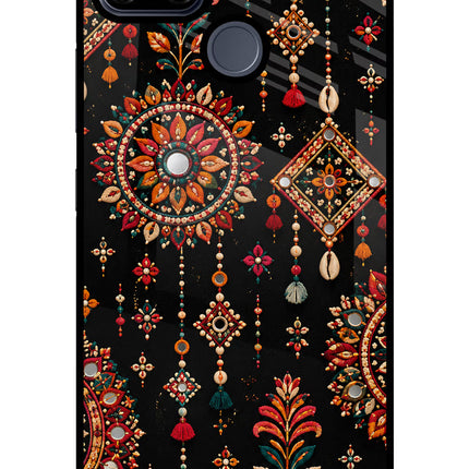 Boho Noir Realme C25/C25s Glass Case