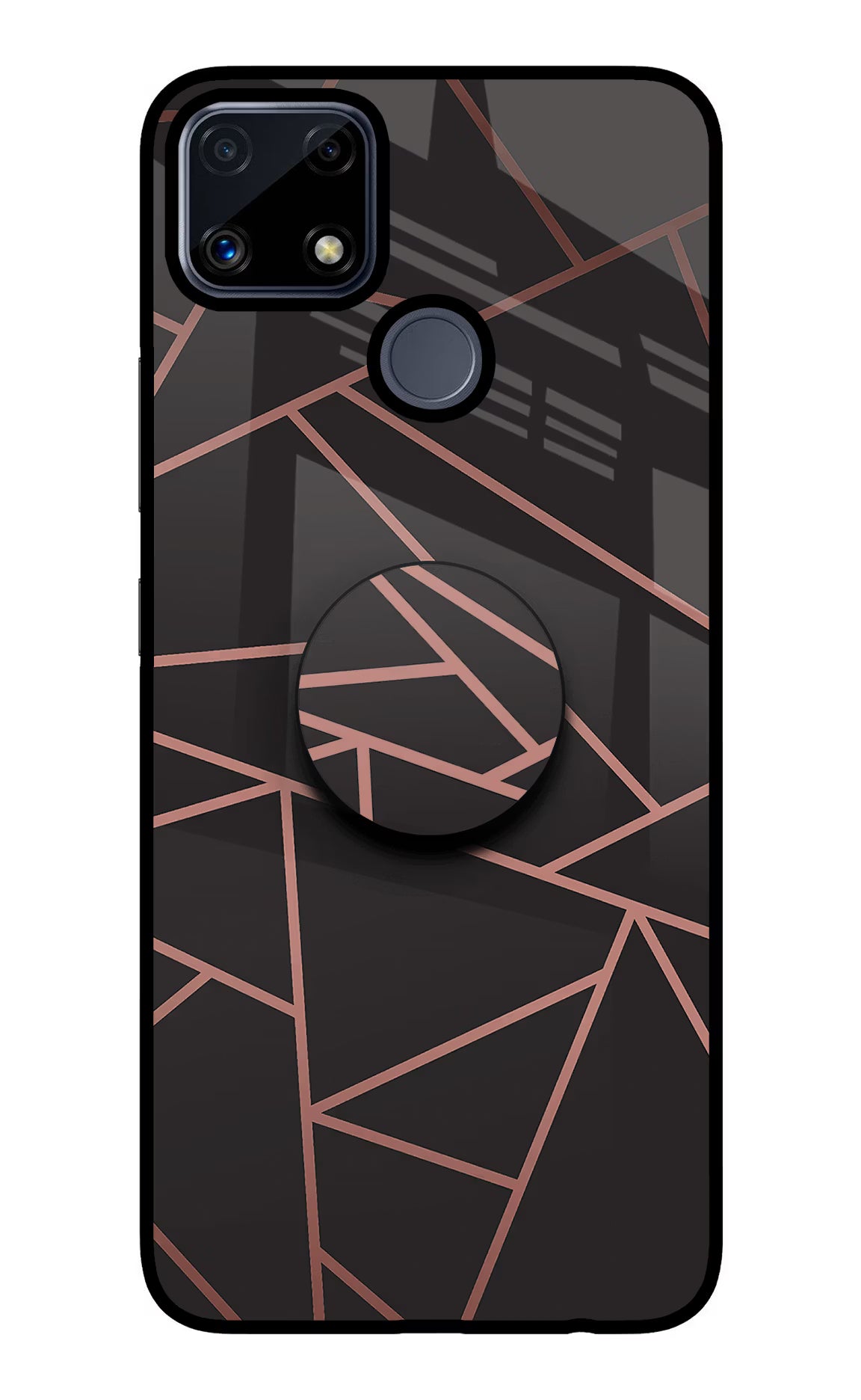 Geometric Pattern Realme C25/C25s Glass Case