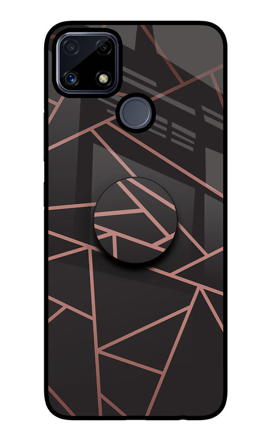 Geometric Pattern Realme C25/C25s Glass Case