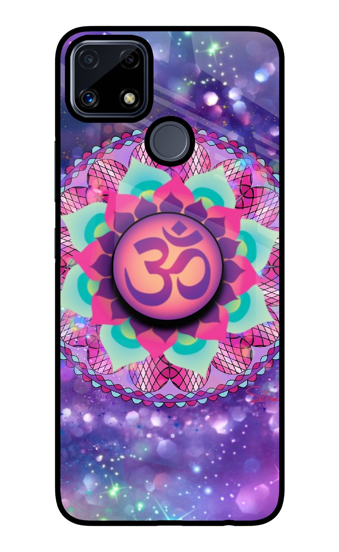 Om Purple Realme C25/C25s Pop Case