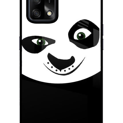 Panda Oppo F19/F19s Glass Case Back Cover by Casekaro