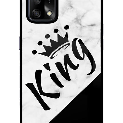 King Oppo F19/F19s Glass Case Back Cover by Casekaro