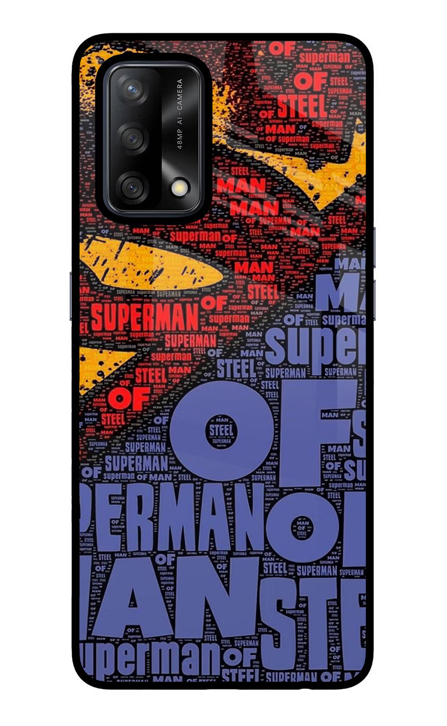 Superman Oppo F19/F19s Back Cover, Glass case