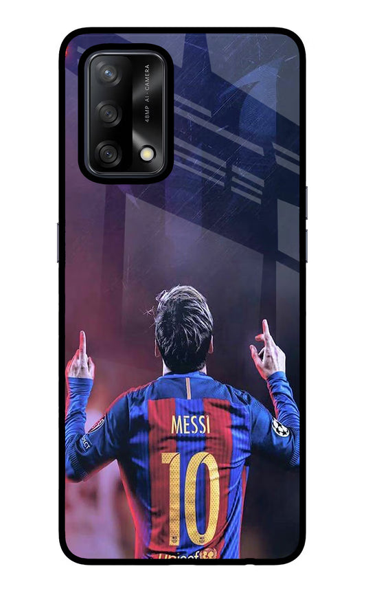 Messi Oppo F19/F19s Glass Case