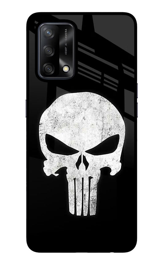 Punisher Skull Oppo F19/F19s Glass Case