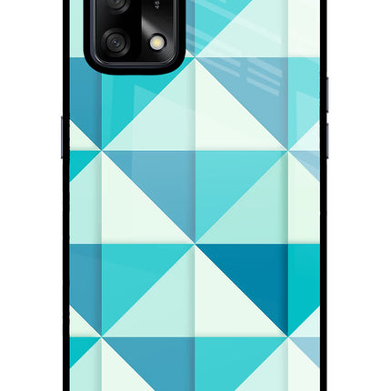 Abstract Oppo F19/F19s Glass Case Back Cover by Casekaro