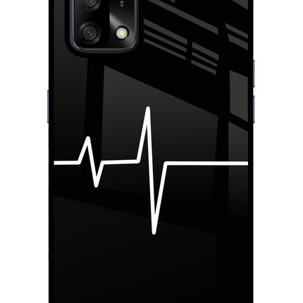 Heart Beats Oppo F19/F19s Glass Case Back Cover by Casekaro