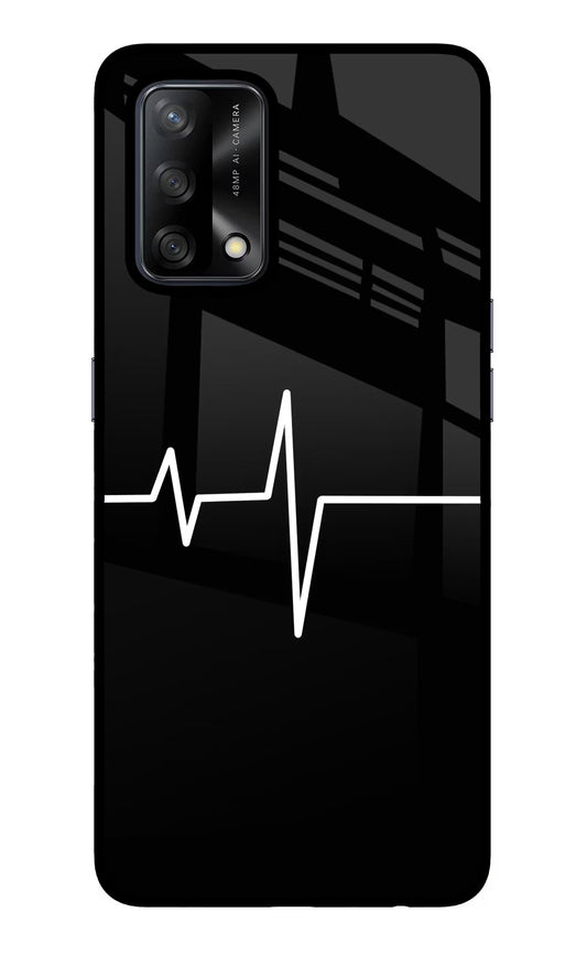 Heart Beats Oppo F19/F19s Glass Case