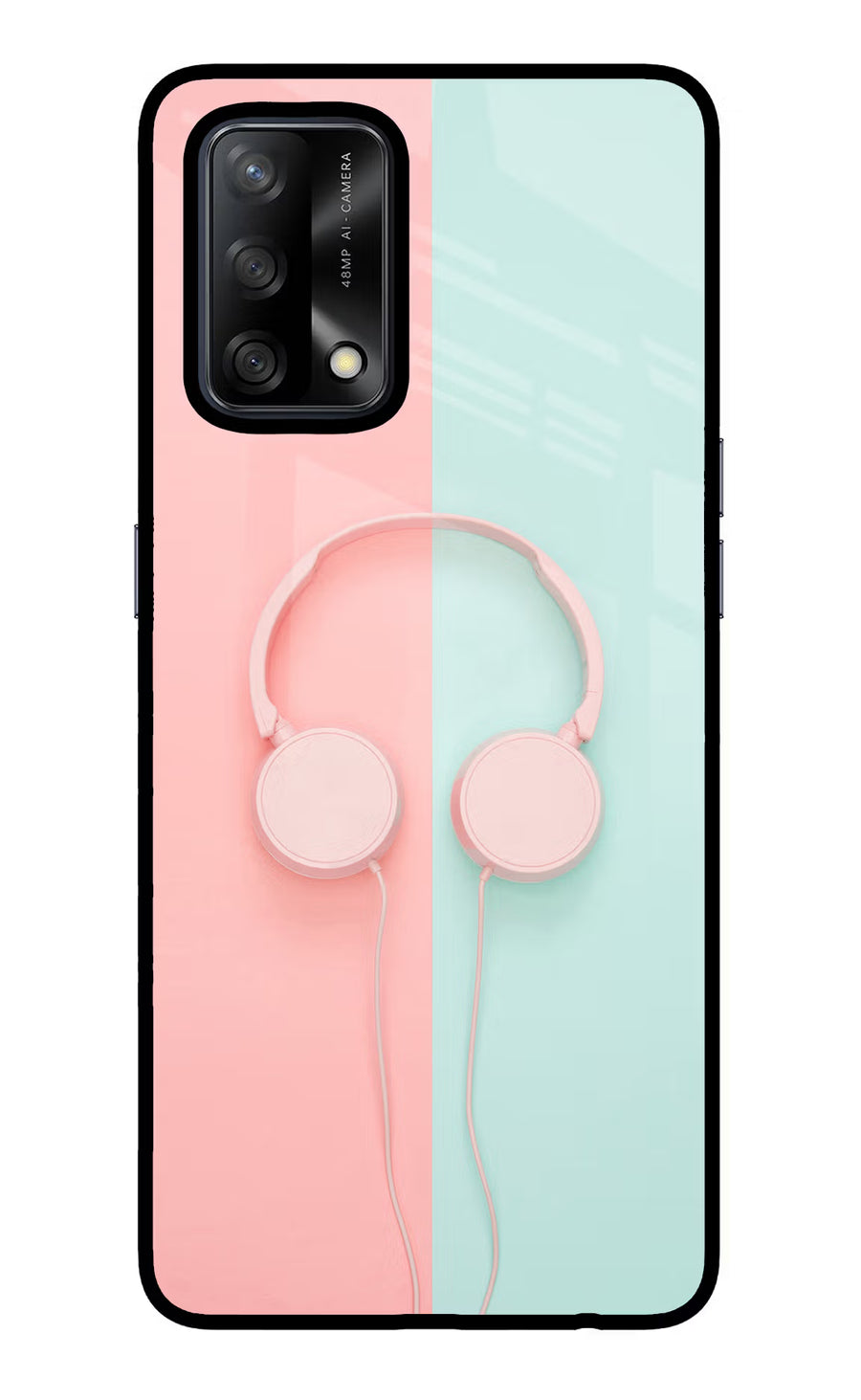 Music Lover Oppo F19/F19s Back Cover, Glass case