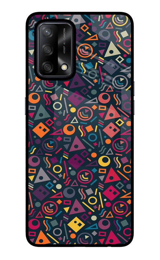 Geometric Abstract Oppo F19/F19s Glass Case