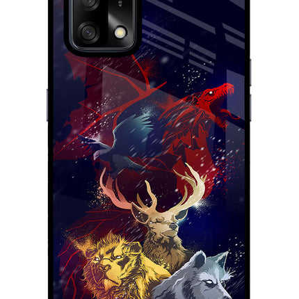 Game Of Thrones Oppo F19/F19s Glass Case Back Cover by Casekaro