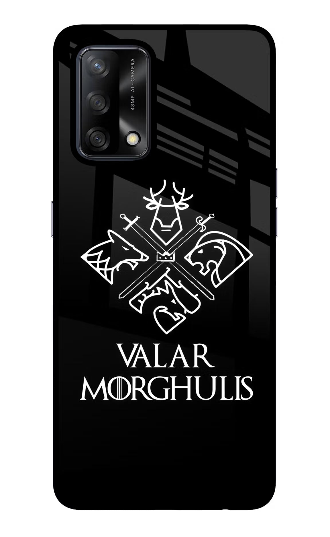 Valar Morghulis | Game Of Thrones Oppo F19/F19s Glass Case Back Cover by Casekaro
