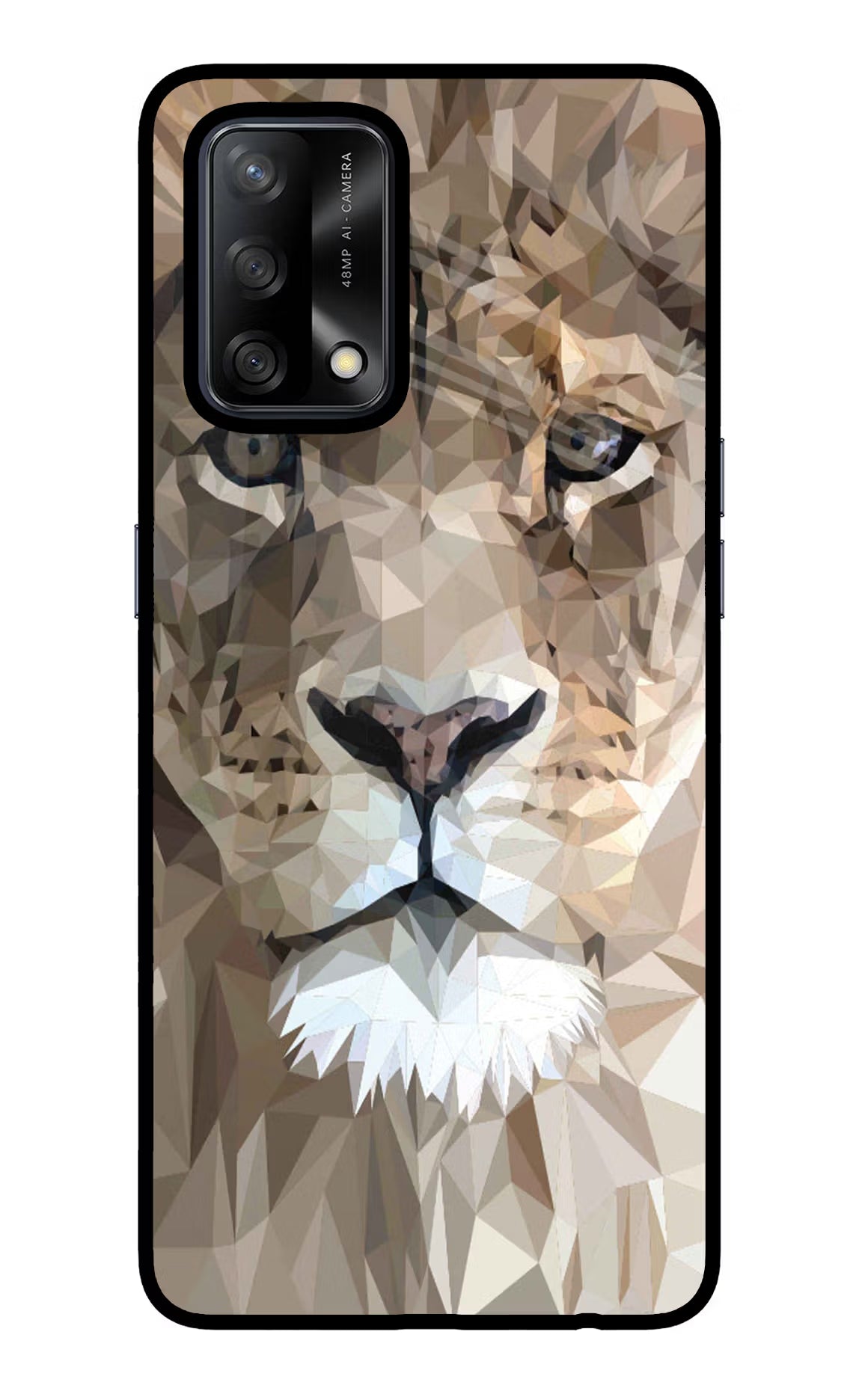 Lion Art Oppo F19/F19s Glass Case
