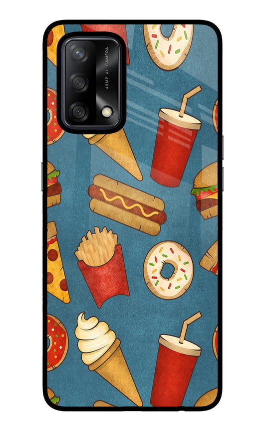 Foodie Oppo F19/F19s Glass Case